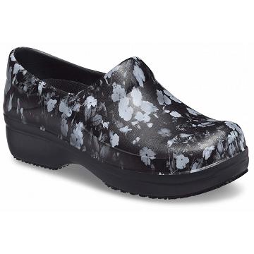 Crocs Neria Pro II Graphic Women's Clogs Black / White | Australia 0055EBCX